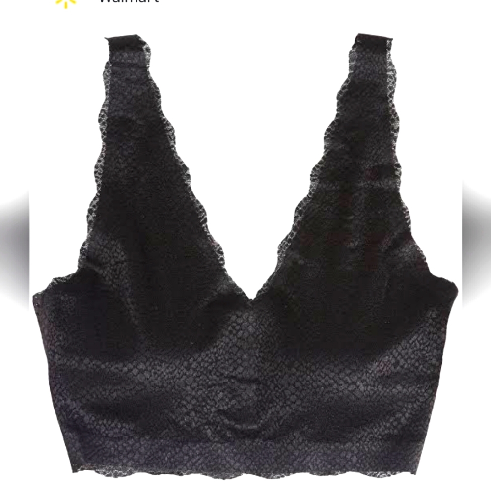 Snake Embossed texture comfort bra - Picture 1 of 6